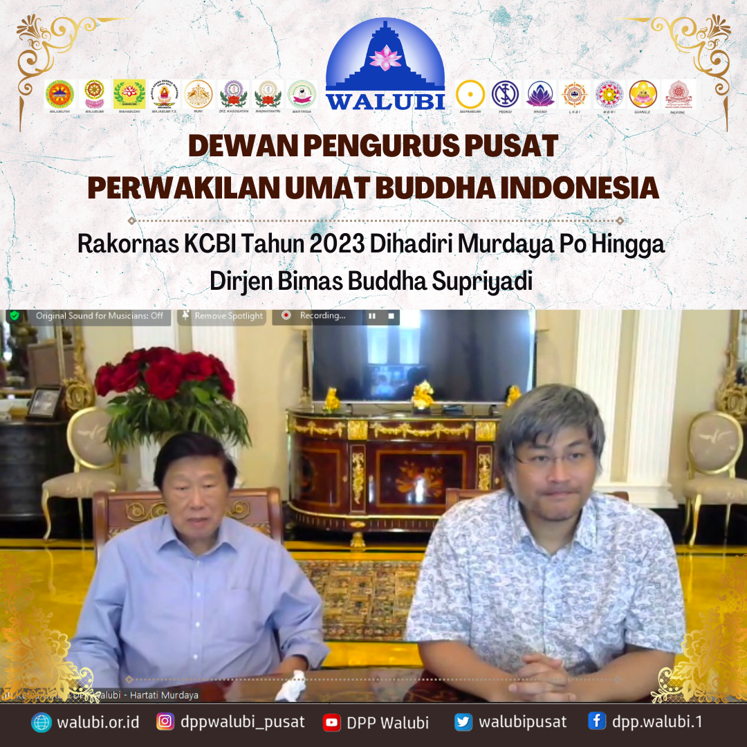 Rakornas KCBI Tahun 2023 Dihadiri Murdaya Po Hingga Dirjen Bimas Buddha Supriyadi